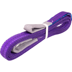 HEFFA hijsband 2m/30mm/1t met lussen