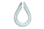 DROMET KU.4 touwkous, stalen schelp, 4 mm