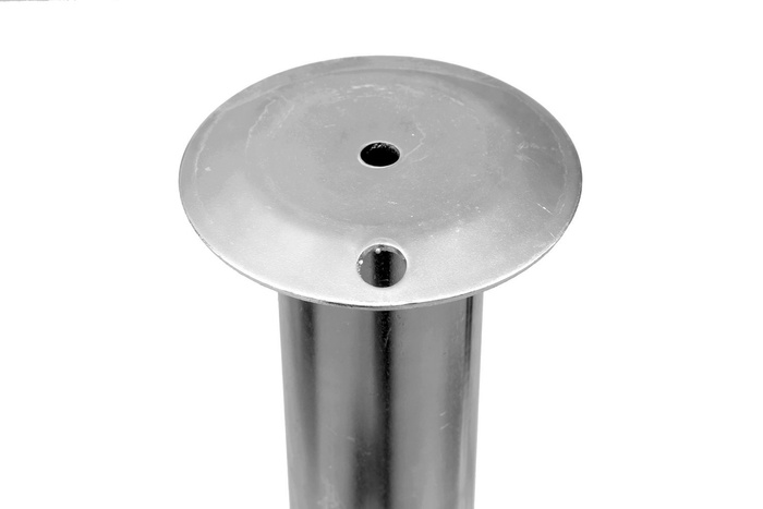 UNITRAILER vaste steun voor 150 kg vlakke aanhanger 48 mm 600 mm