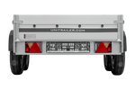 Tweeassige aanhanger met aluminium zijwanden 264x125 Unitrailer Garden 264/2 KIPP ALU