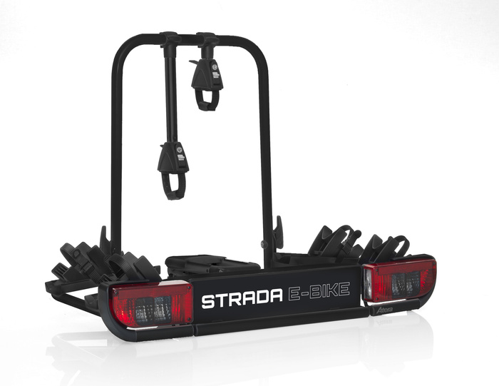 Atera Strada e-bike - fietsendrager voor op de trekhaak voor 2 fietsen (zwart)