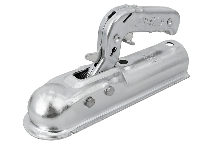 AL-KO AK7 PLUS kogelkoppeling voor een aanhanger van 750 kg met een 50 mm buisvormige dissel.