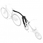 Trail Angel fietstrekstang, tandemstang zwart