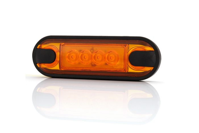 Oranje markeringslamp HORPOL LD 3211 LED slank universeel