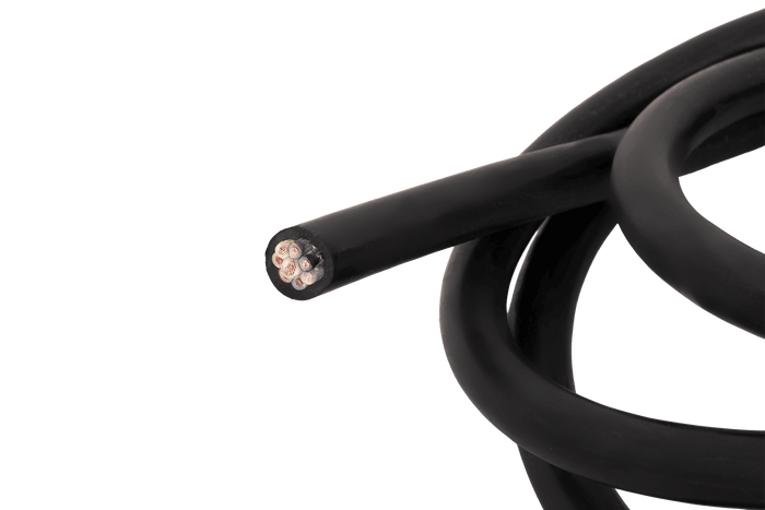 Elektrische kabel HYBSZ YLY-S 7x0,75+1x1 achtaderig - 1m