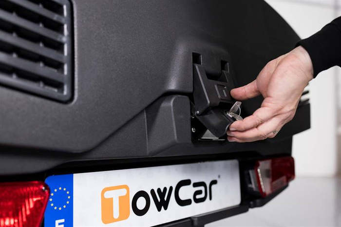 Towbox EVO classic grijs - bagagebox voor op de trekhaak
