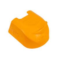 Veiligheidsafdekking voor de STEELPRESS SDP-01 Soft Dock kogelkoppeling met ruimte voor de stekker.