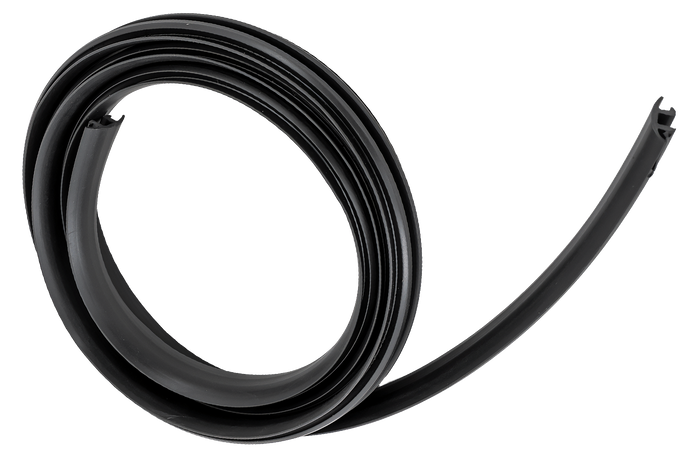 Rubberen afdekking/afdichting (bovenkant) voor aluminium balk - G3 CL 127 cm