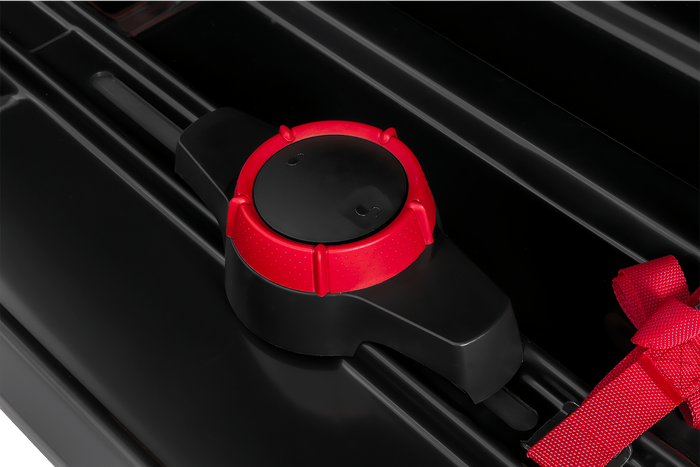 Atera Casar XL dakkoffer, zwart metallic