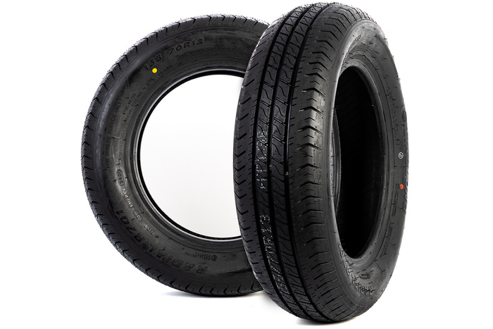 Set van twee banden voor de LINGLONG R701 aanhanger 155/70 R13 75N