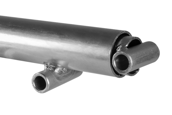 UNITRAILER krukhefsysteem voor het kantelen en lossen van een autotransporter van 1000 kg (500-865 mm).