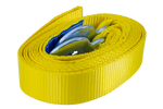 Sleepkabel met haken UNITRAILER sleepband 5m/50mm/6t geel