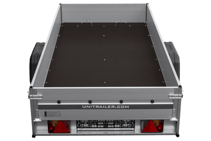 Aanhangwagen met aluminium zijwanden 264x125 Unitrailer Garden 264 KIPP ALU