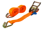 UNITRAILER 5m/35mm/2t oranje transportband met spaninrichting