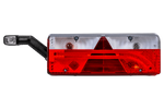 ASPÖCK EUROPOINT III LED-achterlicht met bajonetaansluiting 7-pins ASS2 en claxon, 7 functies links