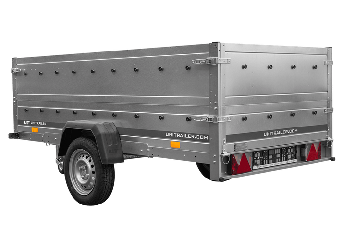 Lichte aanhangwagen 264x125 UNITRAILER GARDEN 264 KIPP met BIS zijwanden