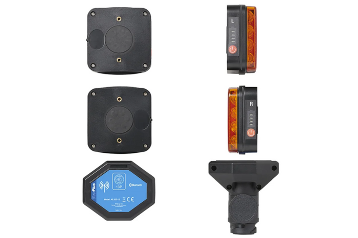ProPlus LED 13-pins achterlichten met 4 functies (links + rechts), magnetisch, Bluetooth