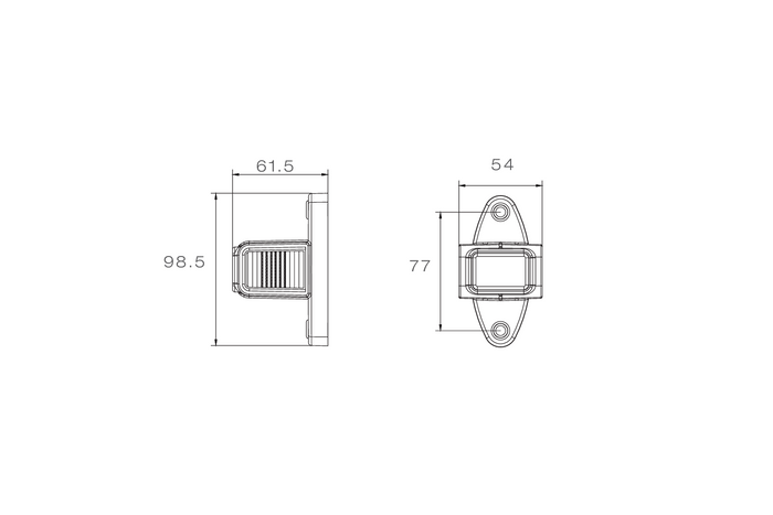 ASPÖCK SUPERPOINT IV LED rechter markeringslamp