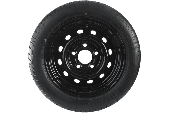 Versterkt wiel voor aanhangwagen LINGLONG BAND 195/50 R13C 104/101N UNITRAILER VELG zwart 5.5Jx13"H2 5x112 ET:30
