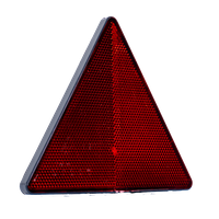 DOBPLAST DPT35 reflecterende waarschuwingsdriehoek, rood, 148 mm