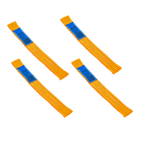 Set van vier transportgordels voor UNITRAILER aanhanger 0,4 m/50 mm/4 ton oranje