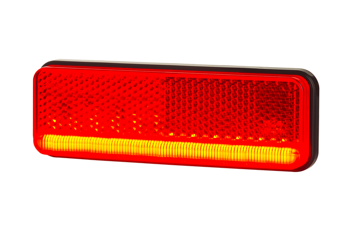 HORPOL LD 2437 LED-markeringslamp rood universeel SLIM