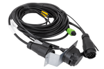 MANTES elektrische installatie, boottrailer kabelboom, 11,67 m, 13-pins stekker, 2x 5-pins bajonetten