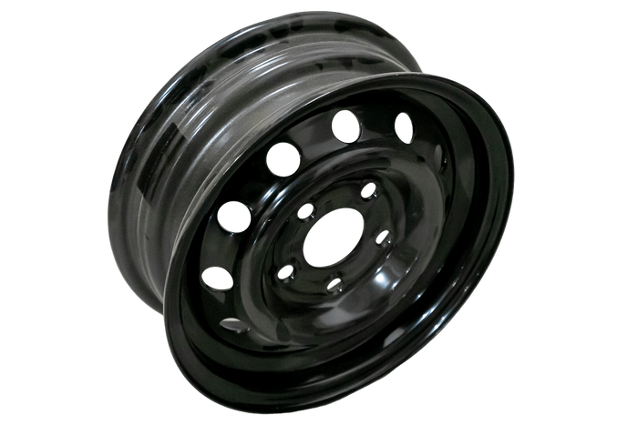 OUTLET Stalen velg voor UNITRAILER aanhangwagen zwart 4.5Jx13"H2 5x112 ET:30