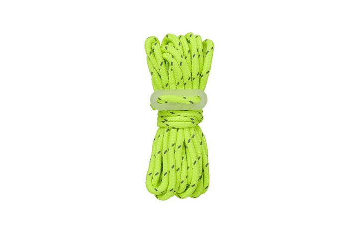 Set van vier ProPlus scheerlijnen 361802 fluorescerende lijnen voor een tent van 4 meter