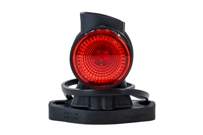 FRISTOM FT-140A LED rechter markeringslamp op een rubberen arm