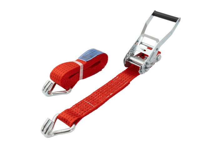 UNITRAILER 4m/50mm/5t rode transportband met spaninrichting