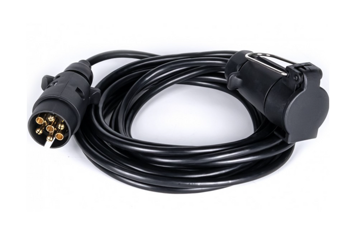 KAMAR E1223 elektrische kabel 5m 12V stekker/stopcontact 7PIN