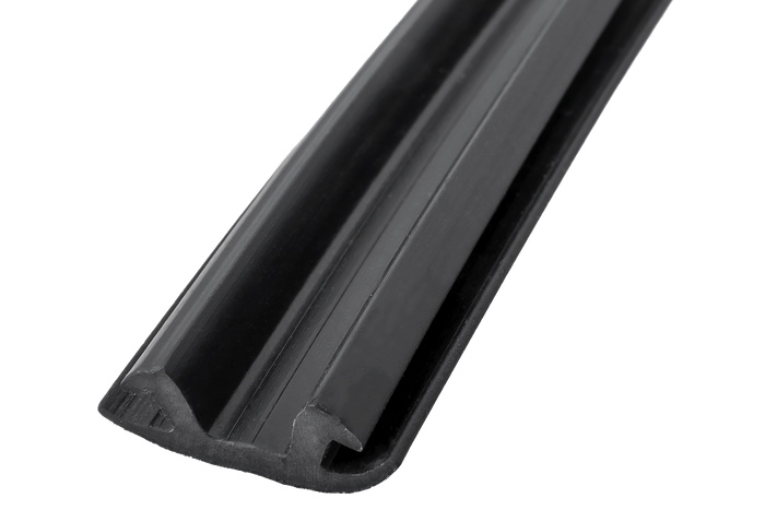 Rubberen afdekking/afdichting (onderkant) voor aluminium balk - G3 CL 127 cm