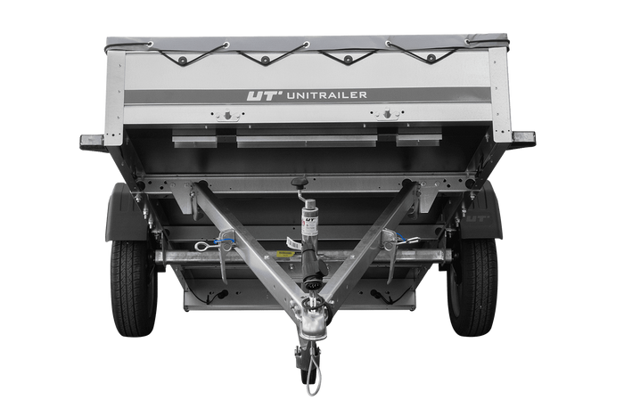 Lichte aanhangwagen 264x125 UNITRAILER GARDEN 264 KIPP met grijze kap