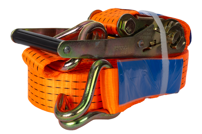 UNITRAILER 12m/50mm/5t oranje transportband met spaninrichting