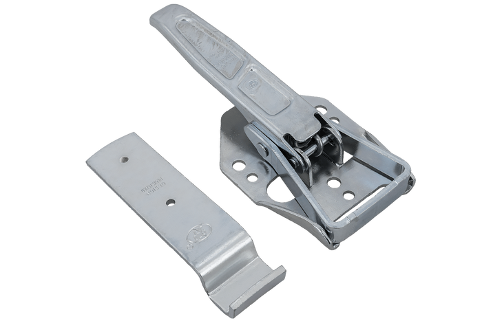 Zijkoppeling met STEELPRESS ZB-04+Z-01A bevestiging voor volledige afsluiting van de aanhangwagenzijde