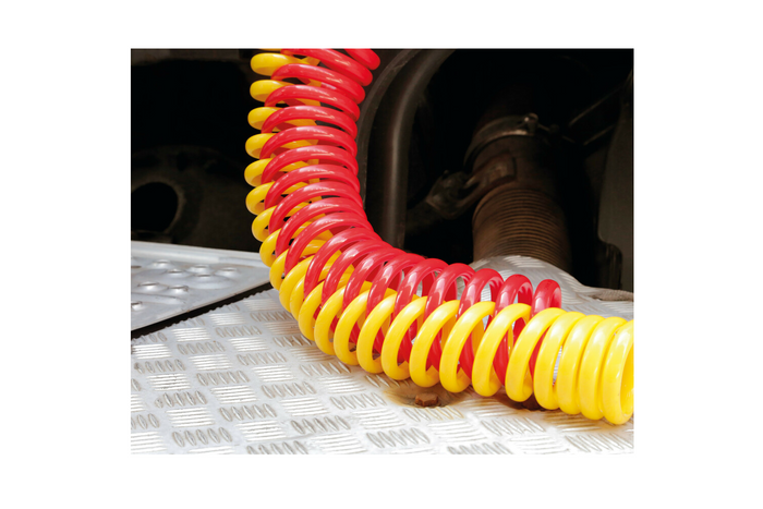 LAMPA Truck-Tights spiraalkabelhoes 97173 flexibele huls zwart 220 cm diameter 11 cm