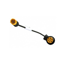 Bajonetadapter 5-pins / haakse connector ASS2 7-pins ASPÖCK linkeradapter