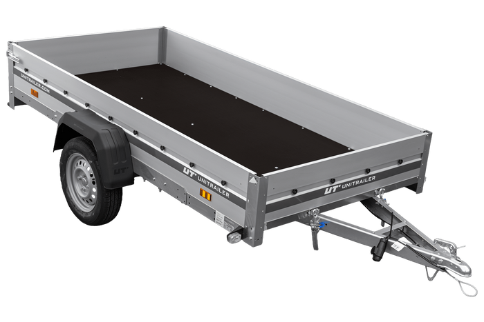 Aanhangwagen met aluminium zijwanden 264x125 Unitrailer Garden 264 KIPP ALU