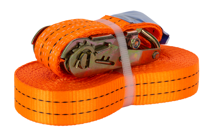 UNITRAILER 12m/35mm/2t oranje spanband met spanner
