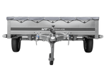 Autotrailer 264x150 UNITRAILER GARDEN 265 KIPP met H-0 frame en grijze huif