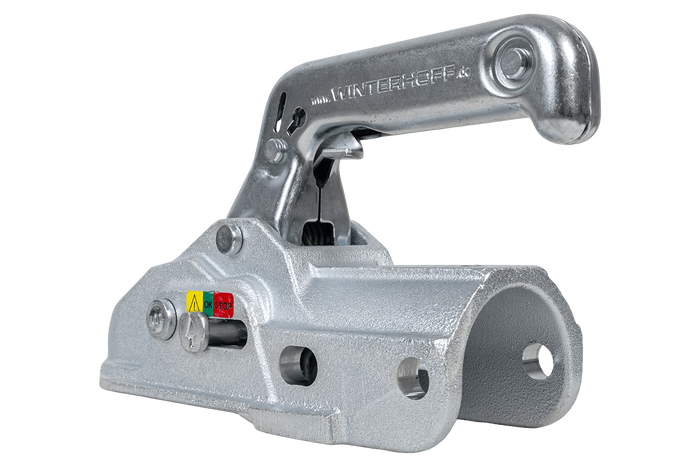 WINTERHOFF WW 30-K+Z kogelkoppeling voor een aanhanger van 3000 kg met een dissel van 35-51 mm buis, gietijzer.