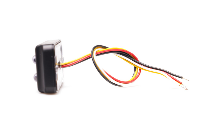 Waarschuwingslamp WAŚ 2469 W284 LED knipperlamp oranje MASTER/SLAVE