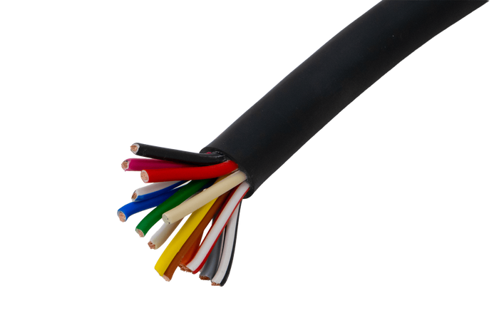 Elektrische kabel HYBSZ YLY-S 8x1.5+5x2.5 dertienaderig - 1m