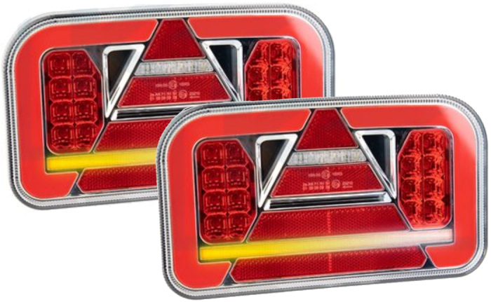 OUTLET TT Technology TT.12513 LED-achterlichten 6 functies links+rechts