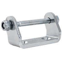 STEELPRESS UH-01 inbouwscharnierhouder voor montage aan de aanhangerzijde