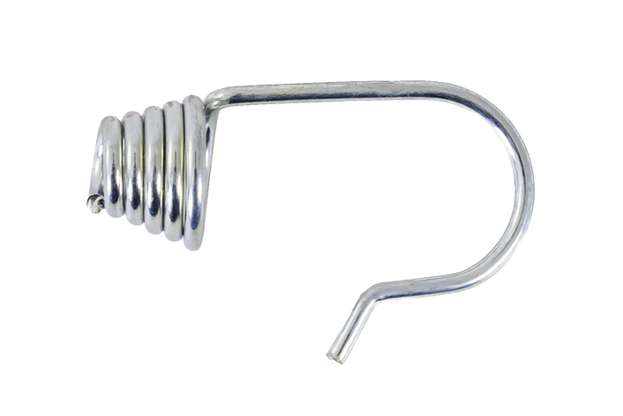 Eindstuk van de expander, 55mm veer voor koord van 6 mm