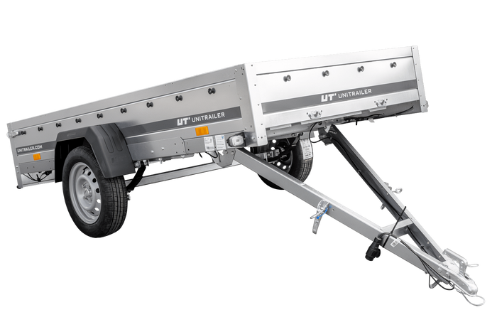 Autoaanhangwagen op veren 264x125 UNITRAILER GARDEN 264/R KIPP
