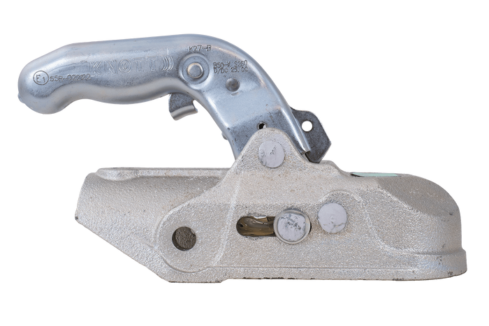 KNOTT K27-B kogelkoppeling voor 2700kg aanhangwagen met 45mm buisdissel, gietijzer 