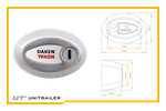 Anti-diefstal slot DAKEN NOVAL (set: 2 stuks)